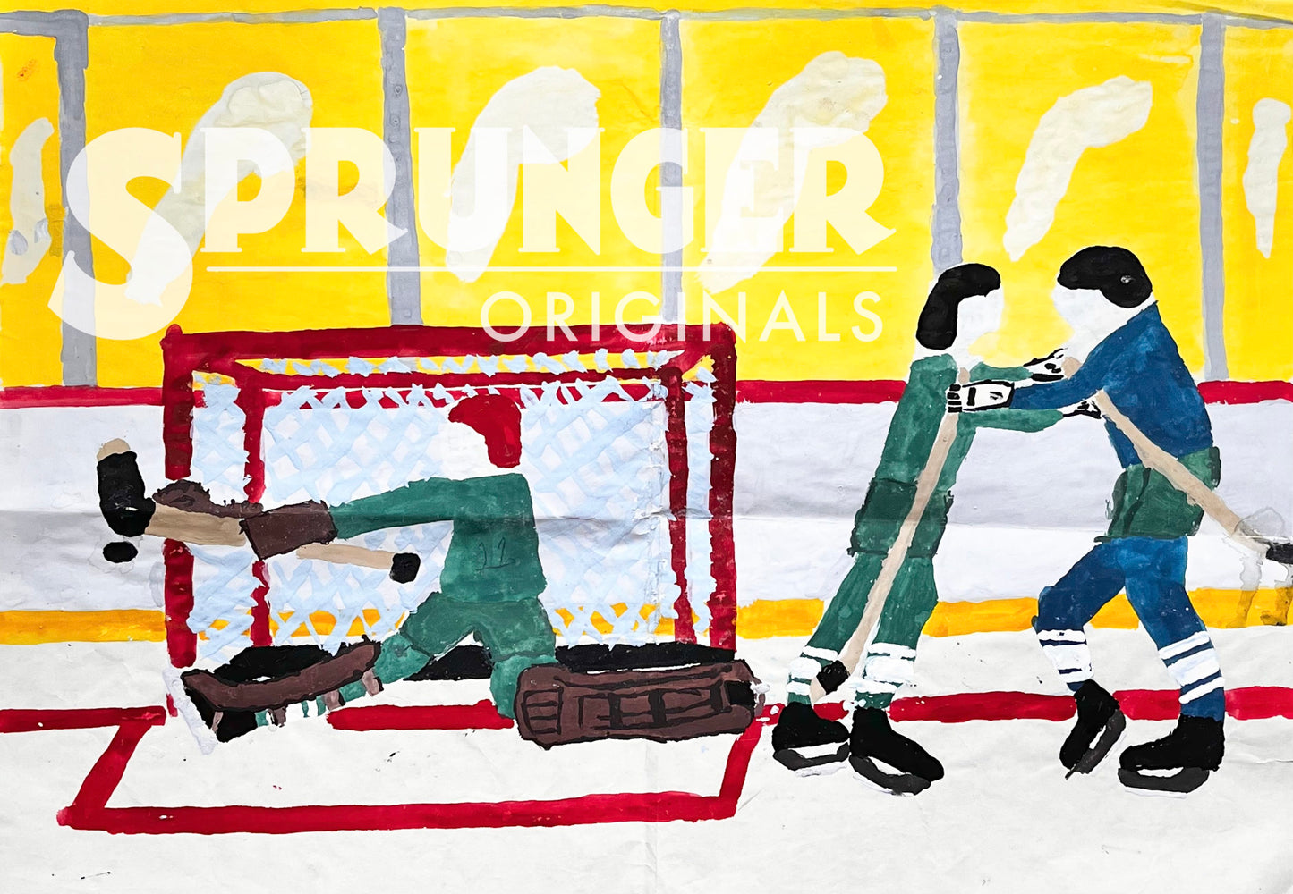 1980 "Action in front of the net" NFT
