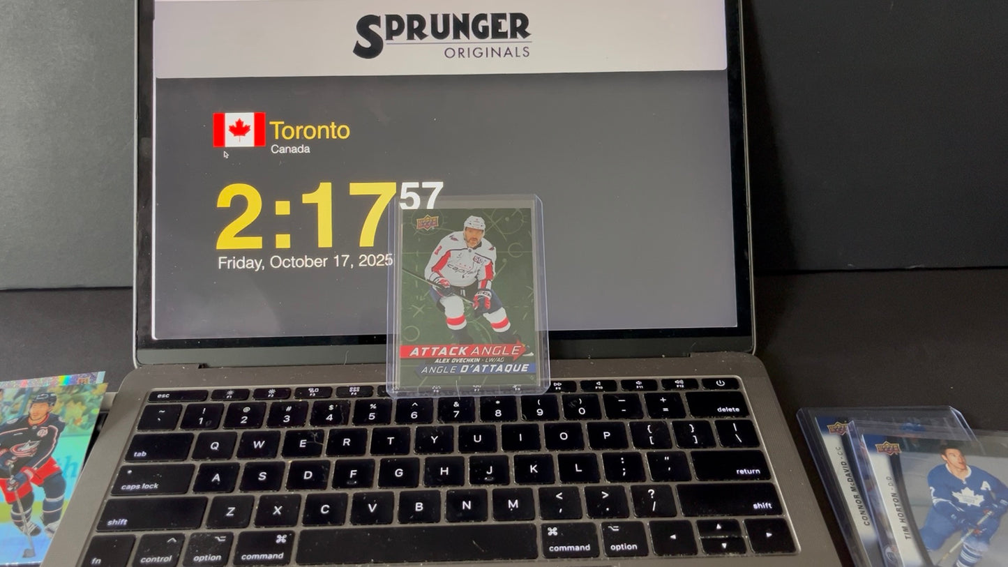 2025-26 UDC Tim Hortons Collector's Series - Attack Angle - Alex Ovechkin