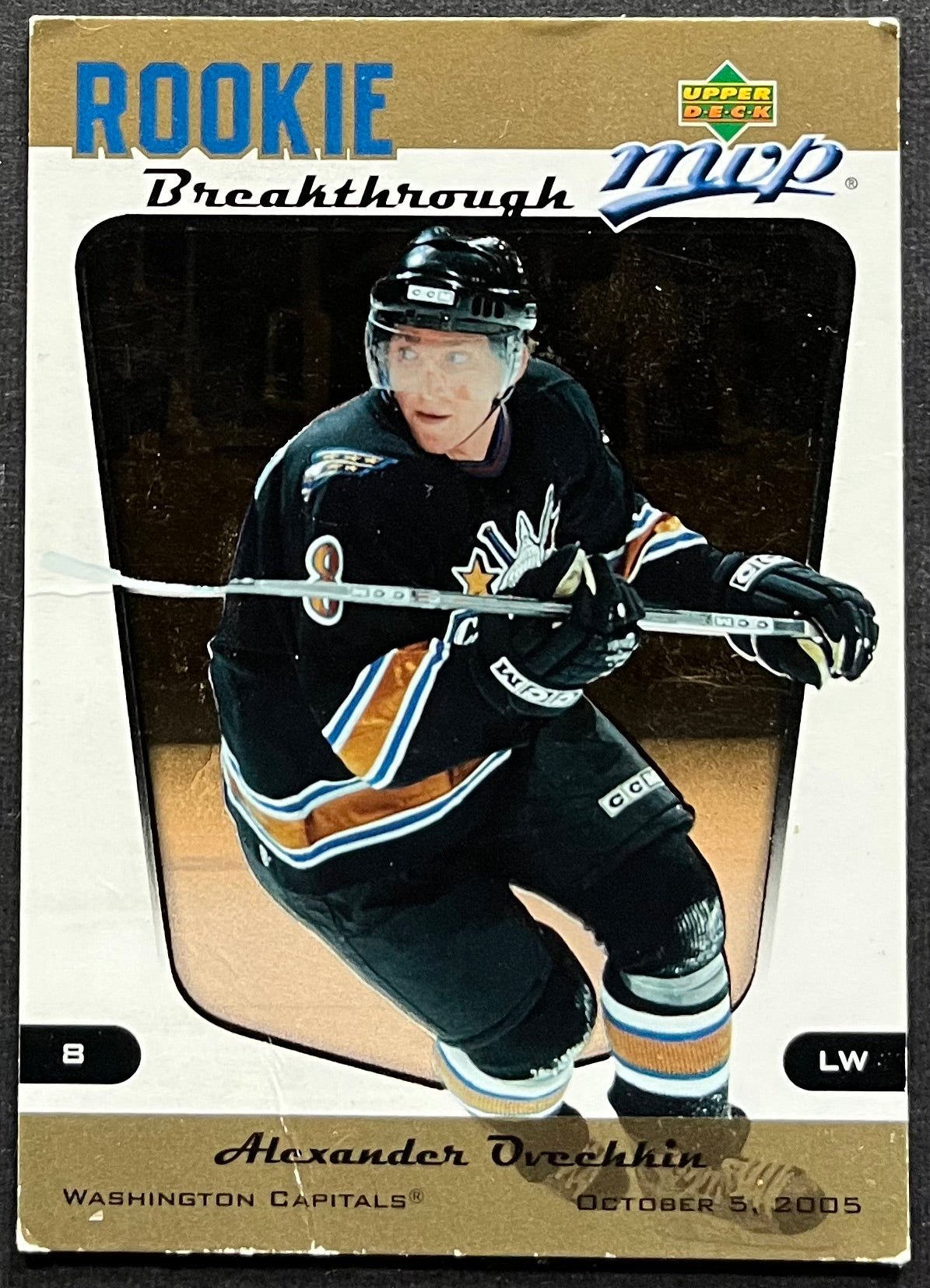 2005 UDC RB2 Alexander Ovechkin Rookie Breakthrough MVP (raw)