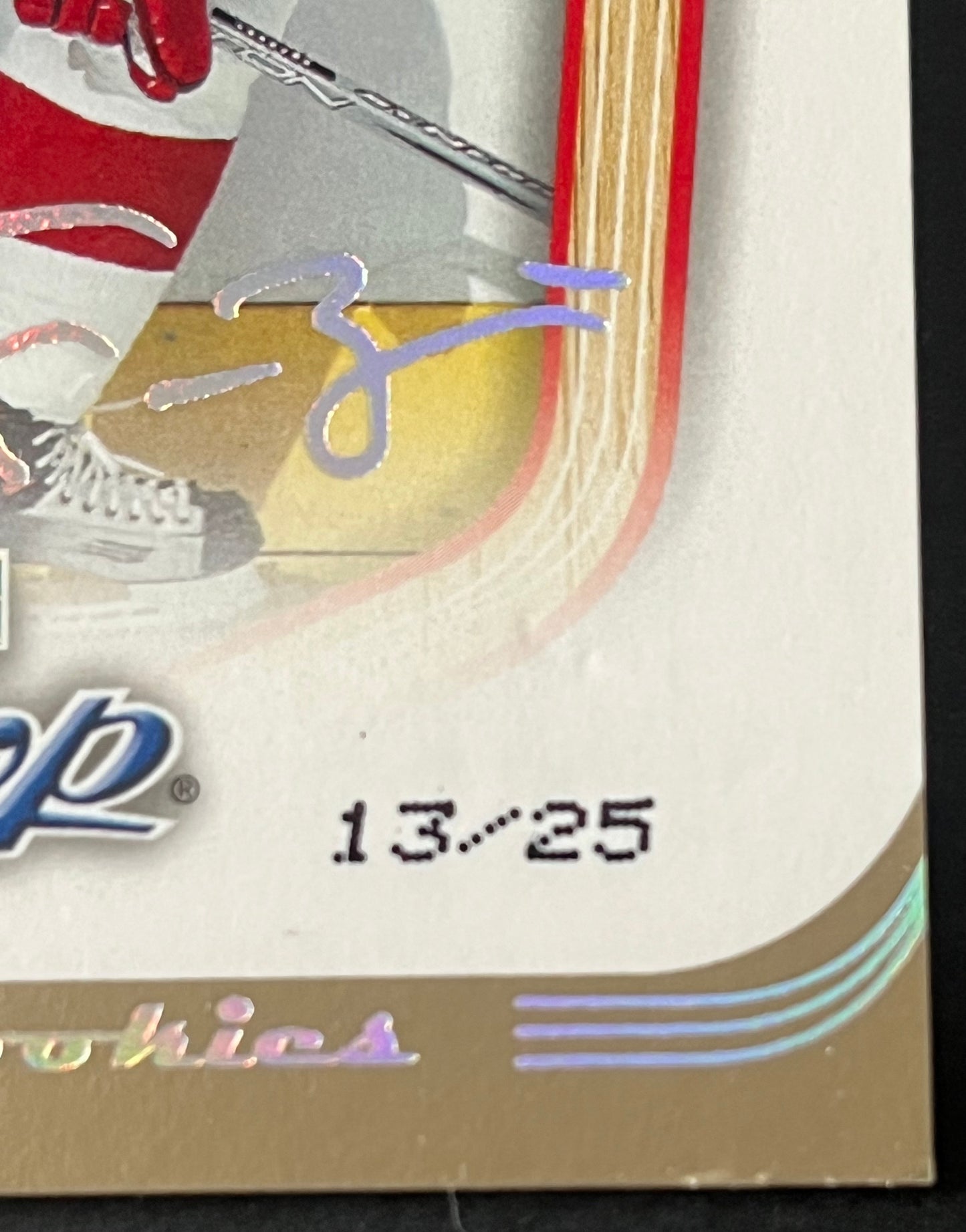 2005-06 UDC MVP Hockey Silver Script serial 13/25 #421 Johan Franzen