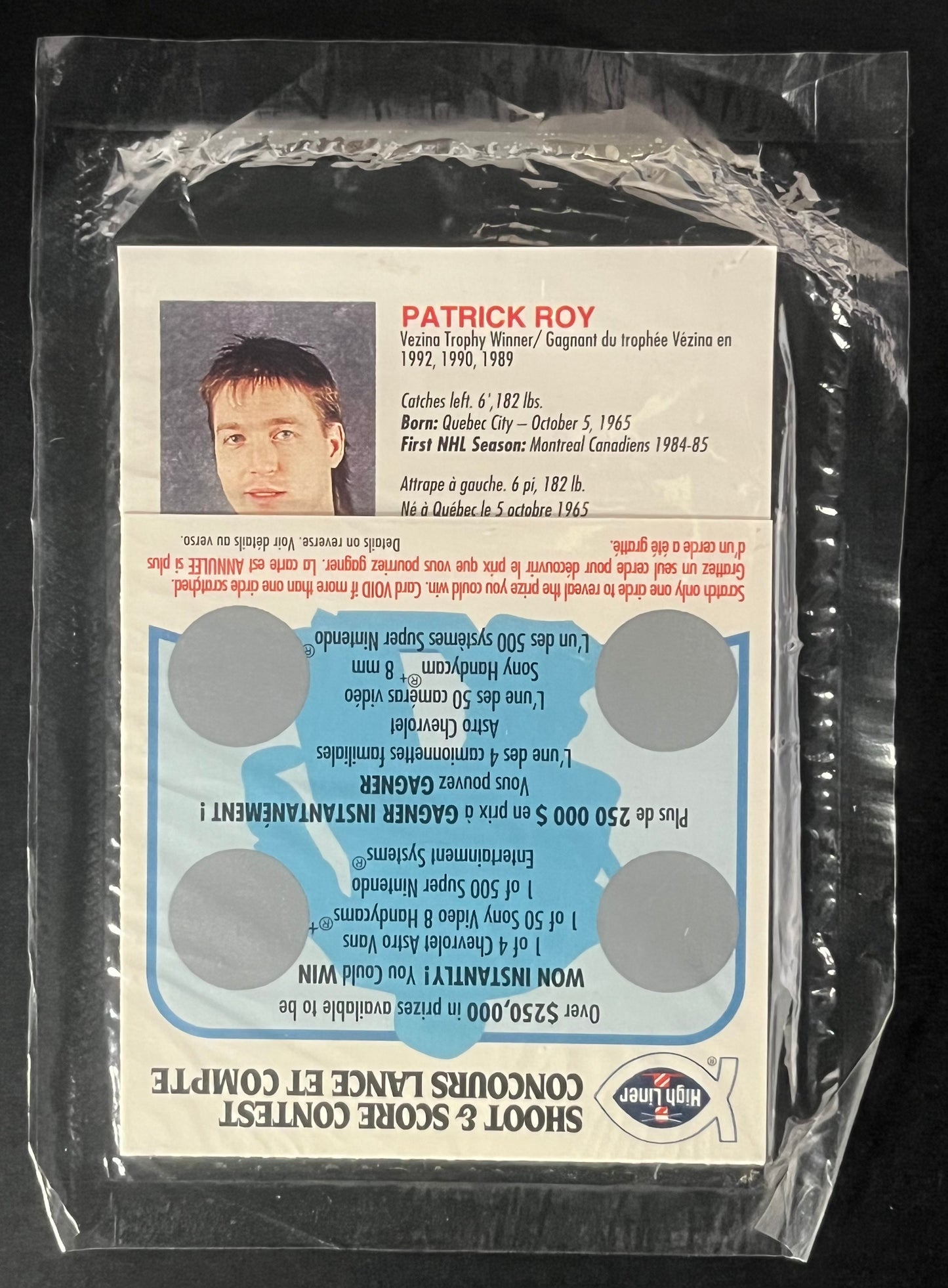 1993-94 High Liner Greatest Goalies - lot