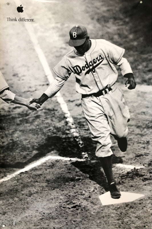 1998 Apple - Think Different - Jackie Robinson poster