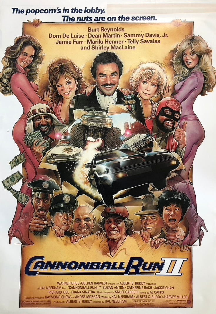 Cannon Ball Run II movie poster
