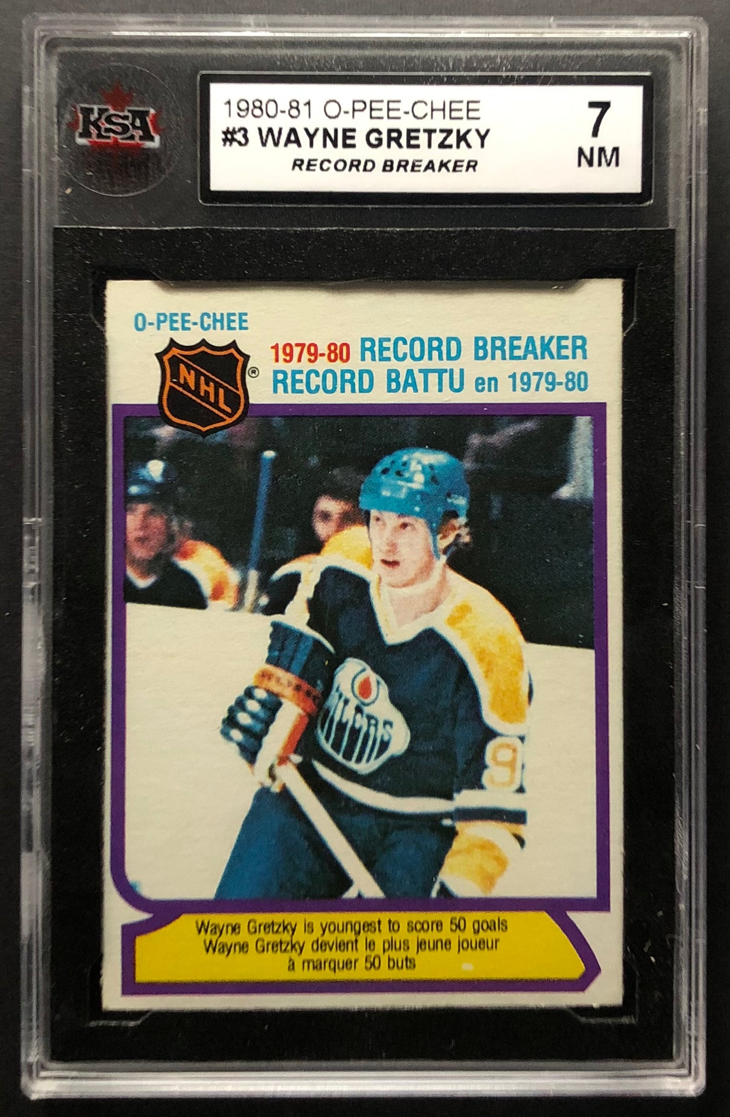 1980 OPC #3 Wayne Gretzky RB