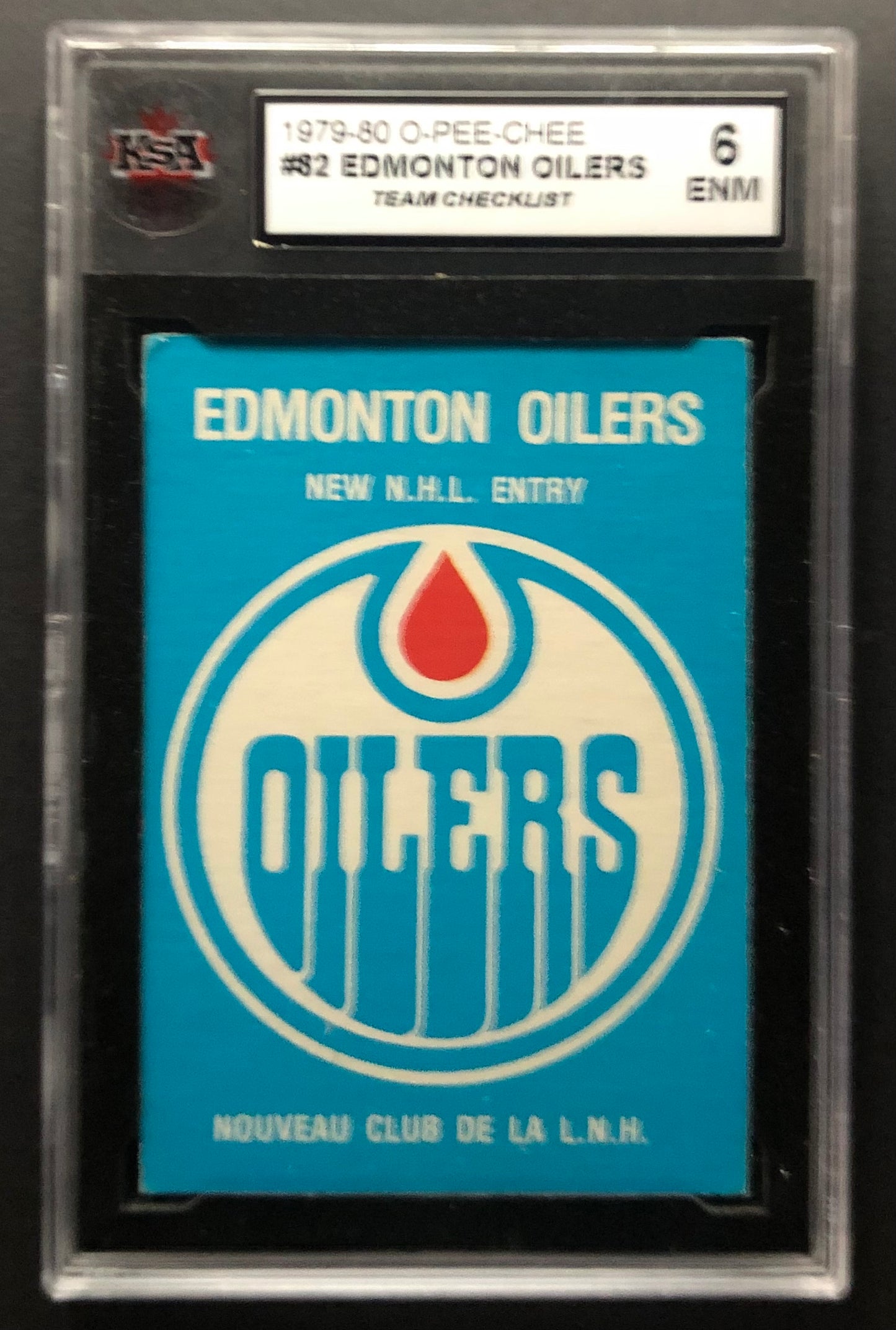 1979 OPC #82 Edmonton Oilers Checklist