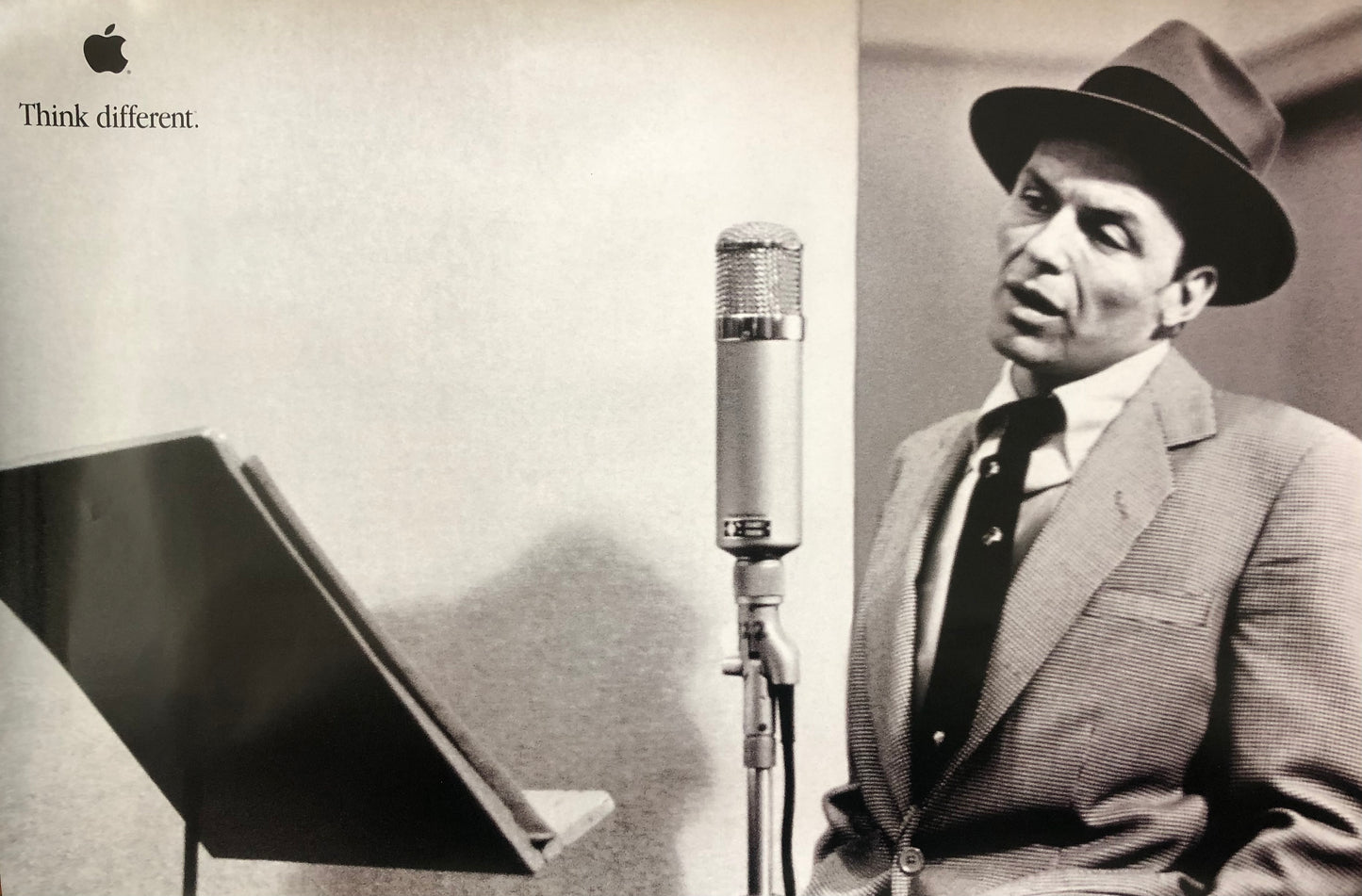 1998 Apple - Think Different - Frank Sinatra poster