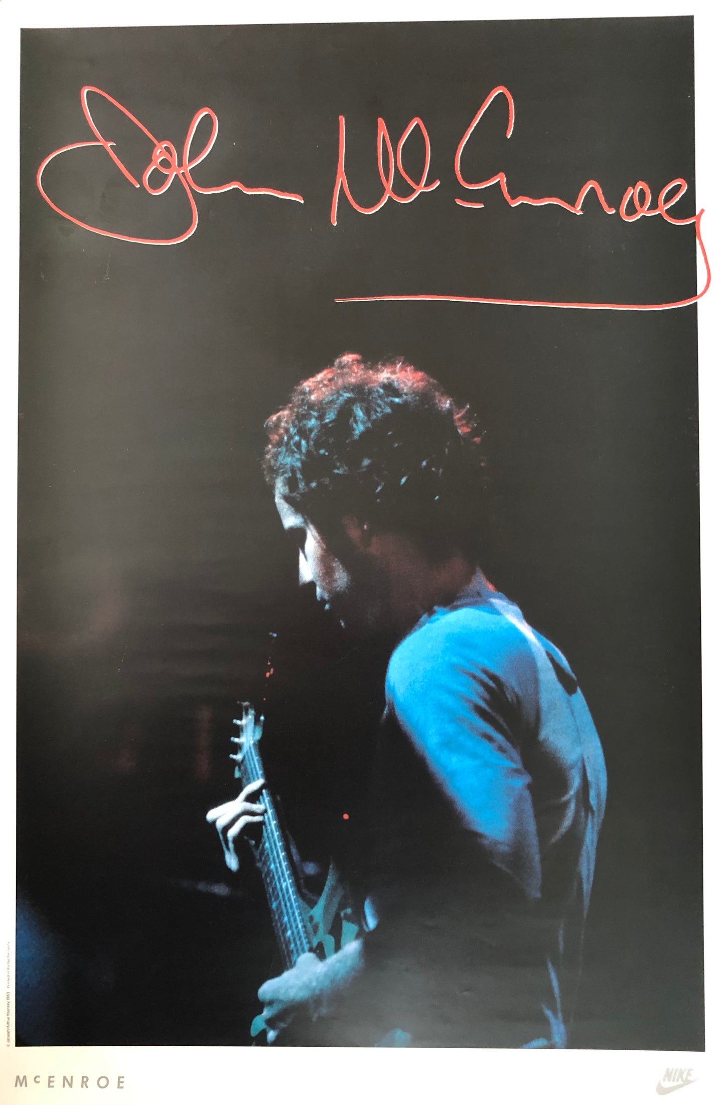 John McEnroe - Nike poster