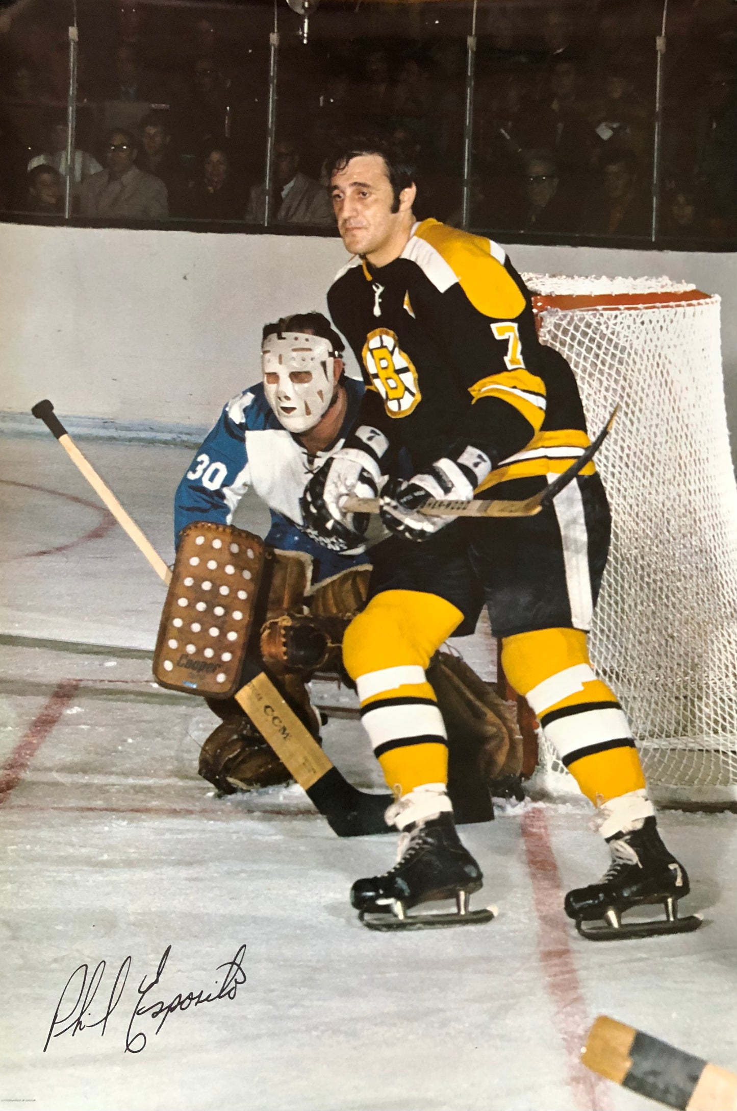 1971 Lithographed in Canada Phil Esposito poster