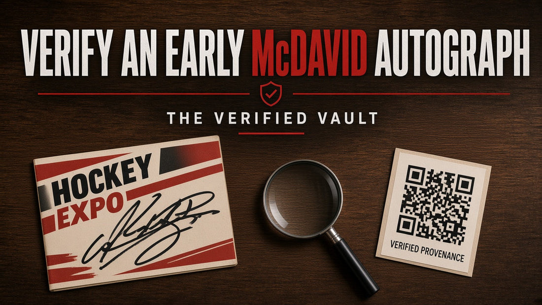 How to verify an early Connor McDavid autograph