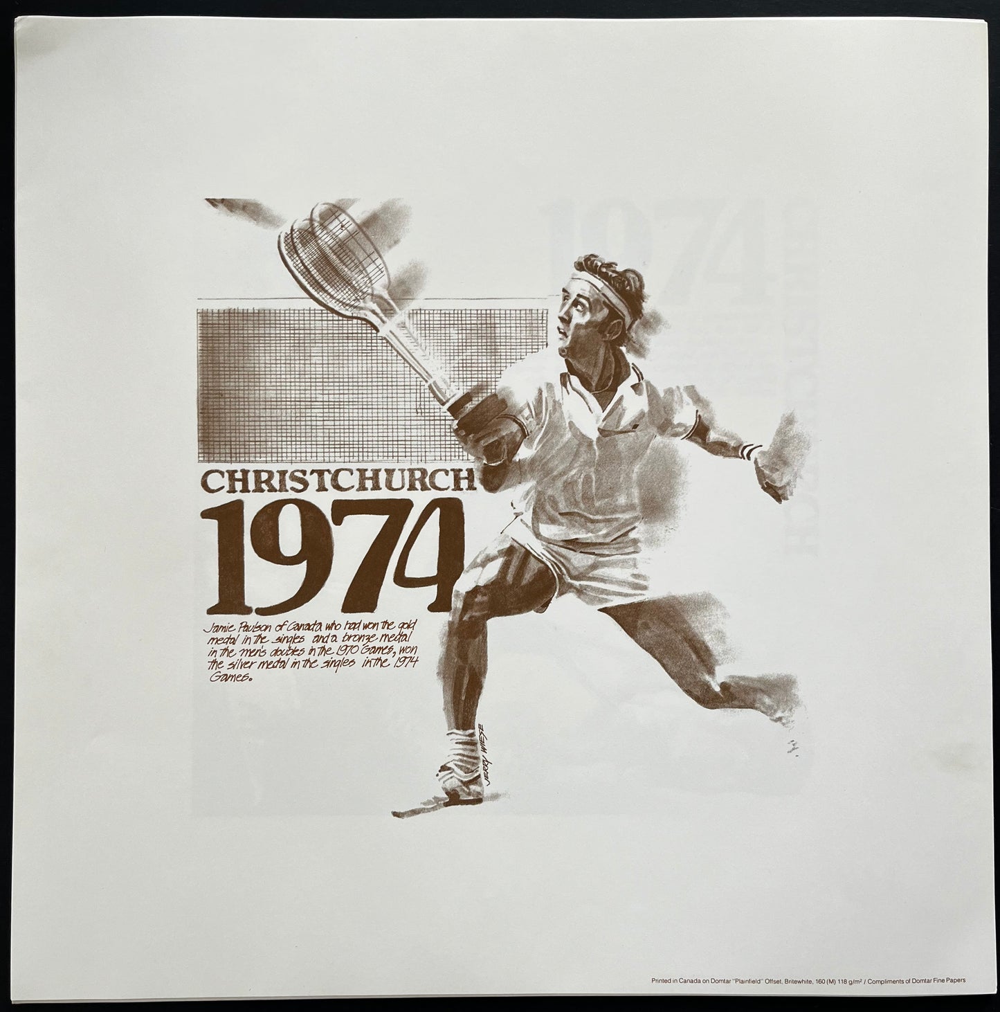 XI Commonwealth Games - Edmonton 1978 - Domtar paper promo