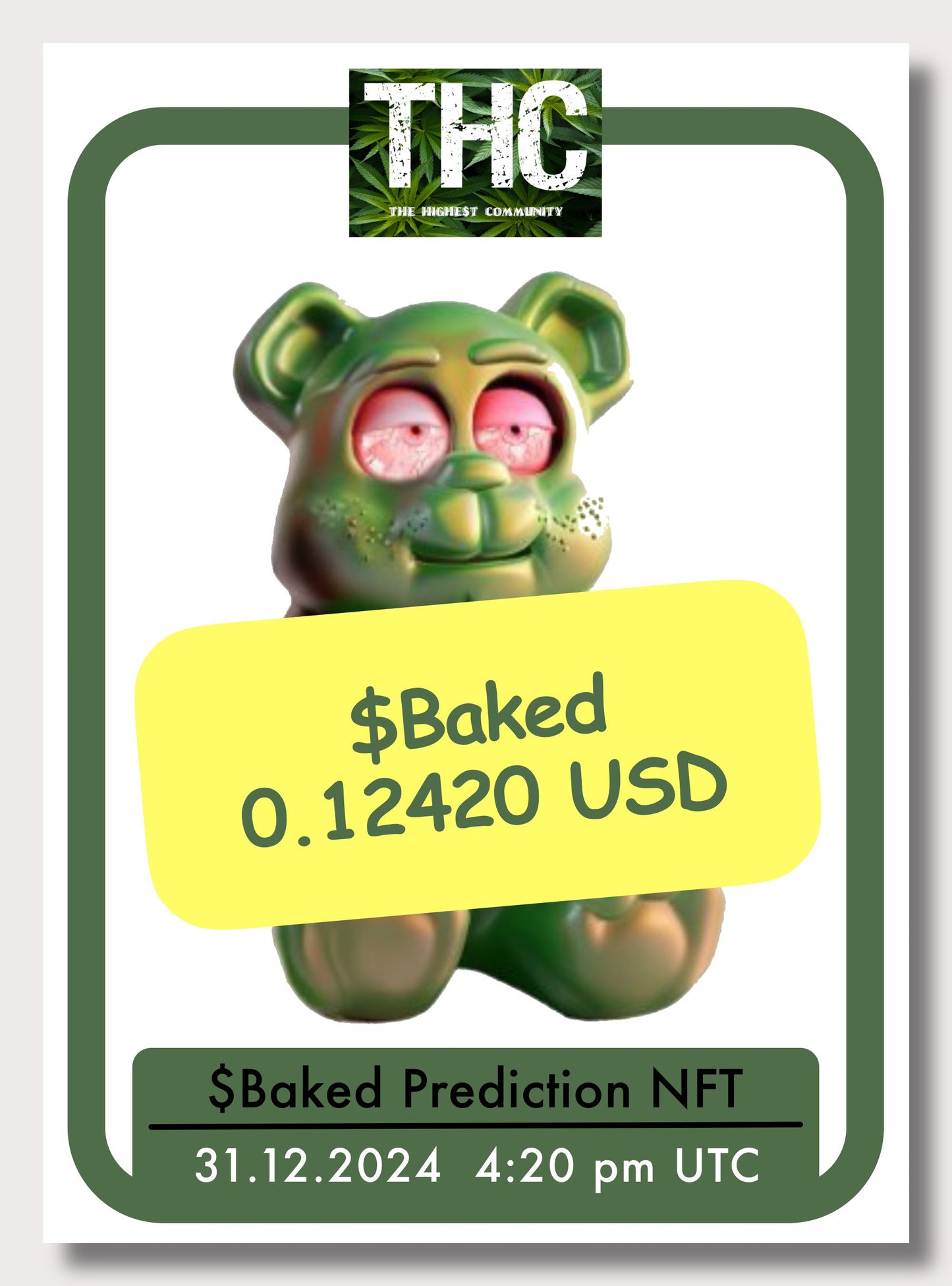 $Baked Prediction NFT @ $0.12420