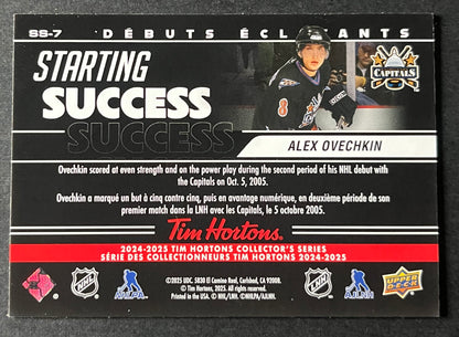 2024-25 UDC Tim Hortons Retro Rookies SS-7 - Alex Ovechkin