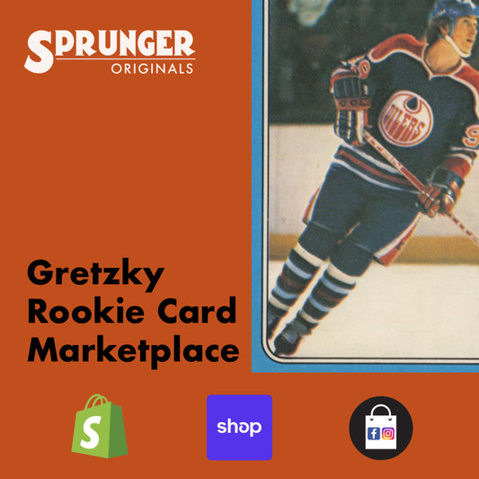 Sprunger Marketplace - Gretzky rookie card listing