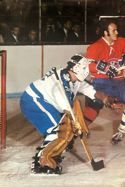 1971 Lithographed in Canada Bernie Parent poster