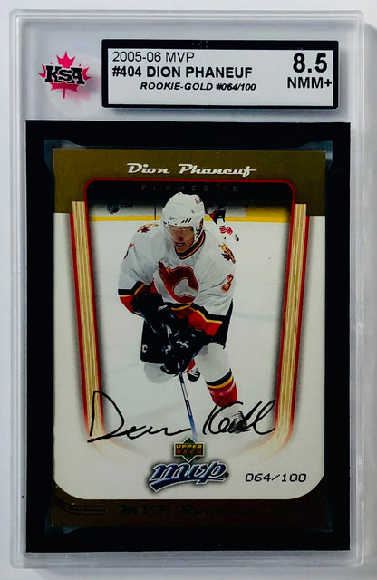 2005 UDC #404 Dion Phaneuf Rookie Gold 064/100