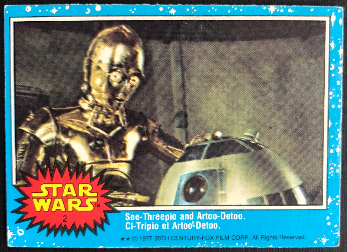 1977 OPC Star Wars raw cards