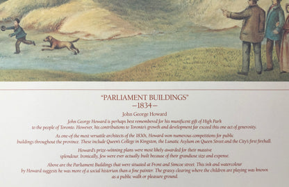 "Parliament Buildings" - John George Howard poster