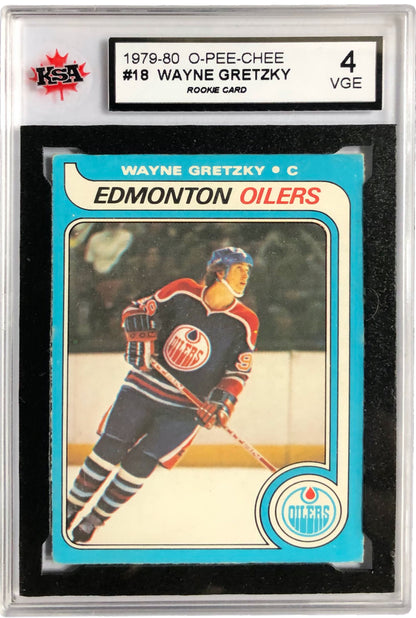 1979 OPC #18 Wayne Gretzky rookie card with NFT - KSA 4
