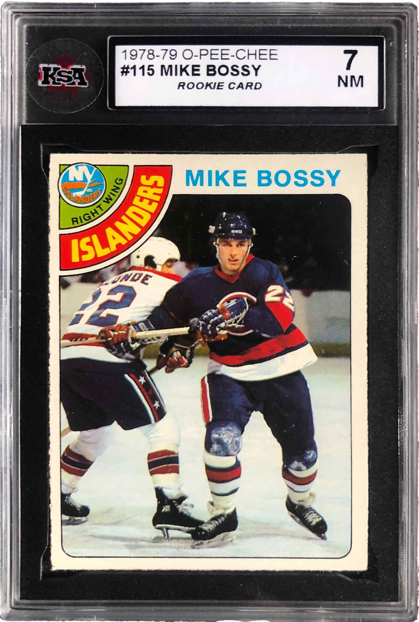 1978 OPC #115 Mike Bossy RC